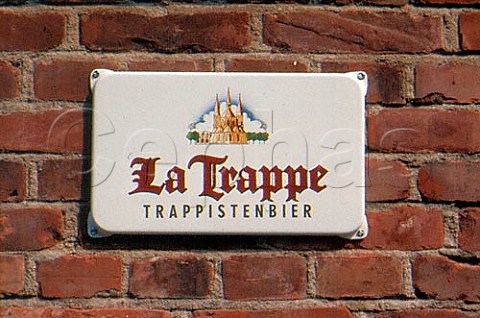 Koningshoeven near Tilburg   Netherlands Abbey of Our Lady La   Trappe beer plaque