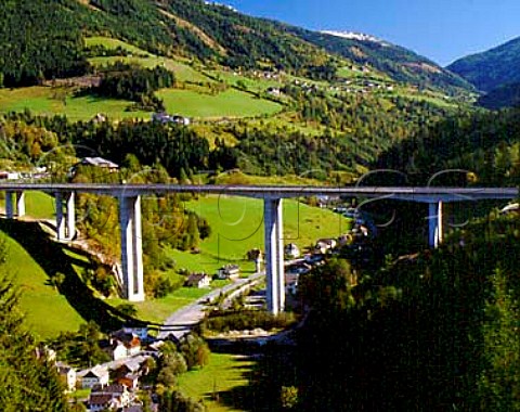 Bridge carrying the Tauern Highway Carinthia   Austria
