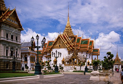 Wat Phra Kaeo Temple of the Emerald Buddha Grand Palace Bangkok Thailand