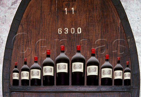 Five different size bottles of 1979 Chteau LafiteRothschild 75cl 150cl 300cl 500cl 600cl