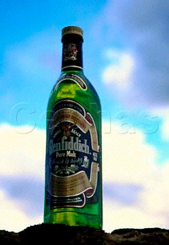 Bottle of Glenfiddich Malt Whisky