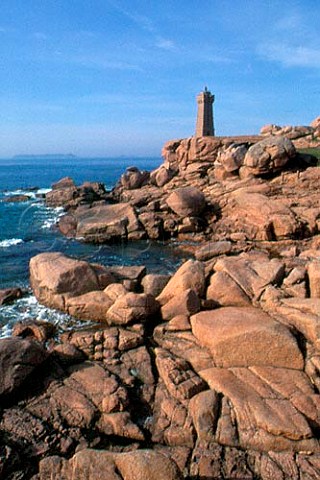 Rocks and tower at Ploumanach near   PerrosGuirec CotesduNord France   Brittany