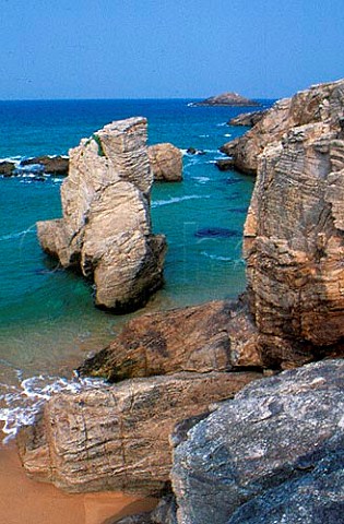 Cote Sauvage Quiberon Peninsula   Morbihan France  Brittany