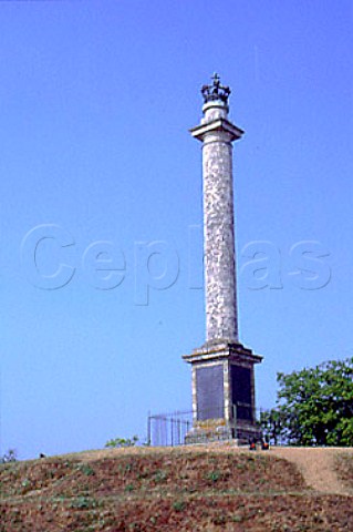 Commemorative column at StFlorentleVieil MaineetLoire France Pays de la Loire