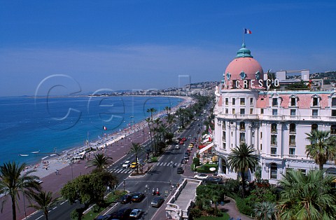 Hotel Negresco on the Promenade des   Anglais Nice France   CtedAzur