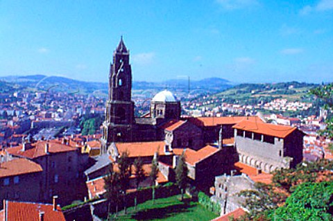 Le PuyenVelay Cathedral and church   buildings HauteLoire France Auvergne