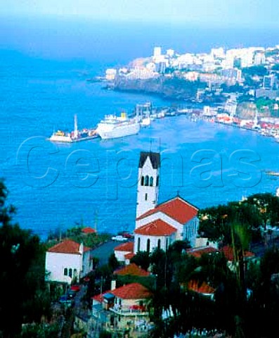 View over Funchal harbour Madeira