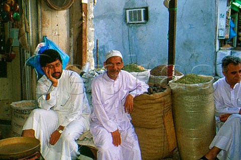 Arabs in the Spice Souk Dubai UAE