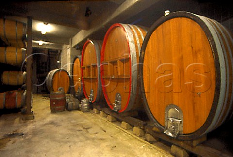 Barrel room of StClement Winery   StHelena Napa Co California