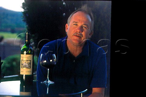 Dennis Johns winemaker of StClement   Vineyard StHelena Napa Co California