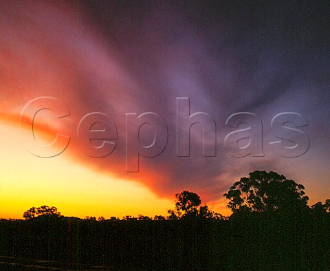Sunset over Orange New South Wales Australia