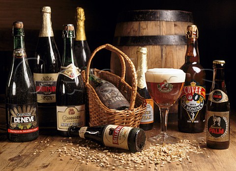 Belgian Beers Gueueze De Neve Gueuze Underman Gueuze Morte Subite Cuvee De Koninck Speciale Palm and F Boon Mariage Parfait