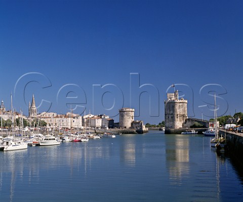 Harbour entrance at La Rochelle   CharenteMaritime France  PoitouCharentes