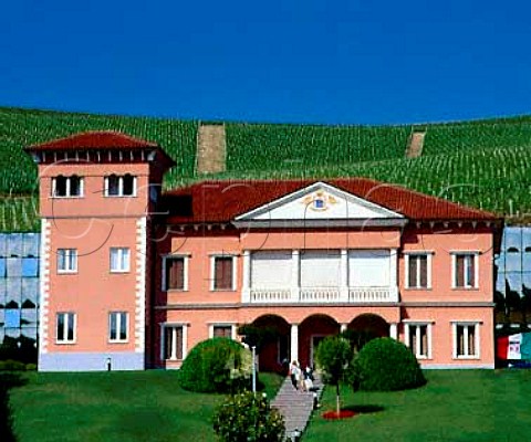 The office building of Cantina Giordano at   Valle Talloria dAlba Piemonte Italy