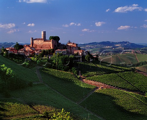 Castiglione Falletto above the Rocche di Castiglione vineyard Piemonte Italy  Barolo