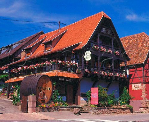 Hotel Kieffer in the wine village of Itterswiller   BasRhin France Alsace