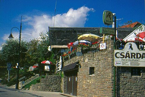 A Csarda Hungarian name for roadside   Inn or Tavern Tihany on Lake Balaton   Hungary