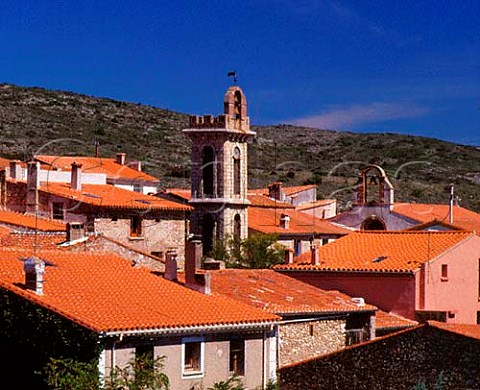 The village of Calce high in the hills east of  Estagel PyrnesOrientales France  ACs Ctes du RoussillonVillages  Rivesaltes