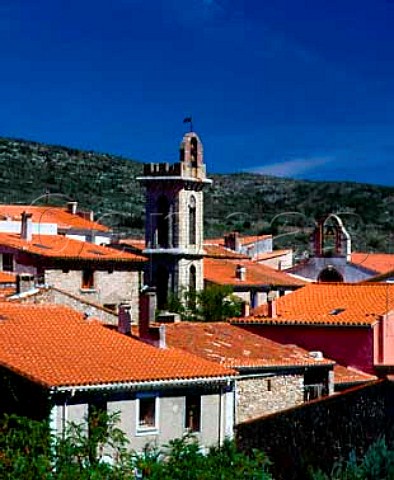 The village of Calce high in the hills east of   Estagel PyrnesOrientales France  ACs Ctes du RoussillonVillages  Rivesaltes