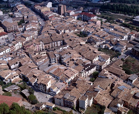 View over Graus Aragon Spain   Somontano