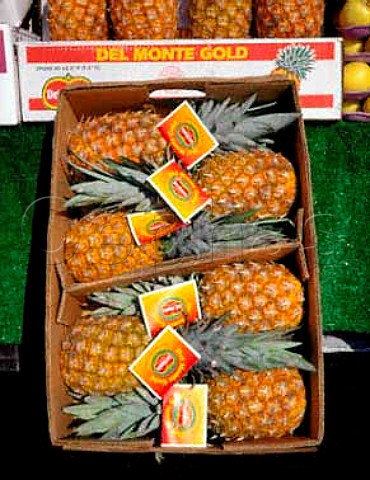 Pineapples for sale   Brooklands Sunday market Weybridge Surrey