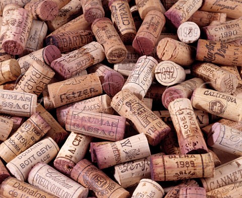 Assorted used corks