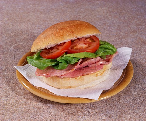 Bacon lettuce and tomato roll