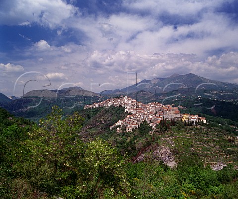 Village of Rivello near Lagonegro in the Apennine Mountains Basilicata Italy 