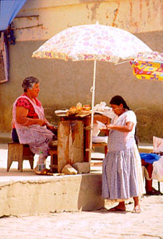 Snack stall in Coroico Bolivia