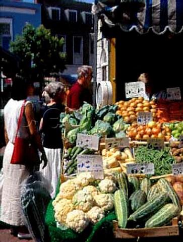 Vegetable stall  KingstonuponThames market