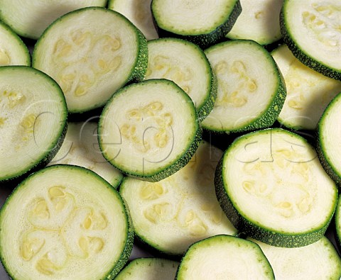 Courgette slices