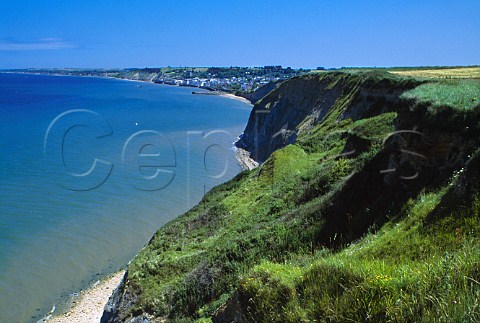 Cliffs at Arromanches Calvados France   Basse Normandie