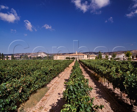 The abbey of Santa Maria de Retuerta dates from the 12th century and is now part of the wine  estate of Abada Retuerta in the Duero valley at   Sardn de Duero Castilla y Len Spain