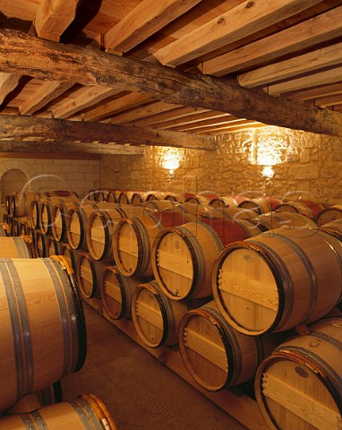 The Clos de lOratoire barrel chai at   Chteau Peyreau Stmilion Gironde France Saintmilion  Bordeaux