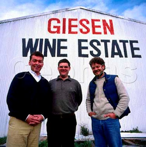Marcel Theo and Alex Giesen of Giesen Wine Estate   Christchurch New Zealand  Canterbury
