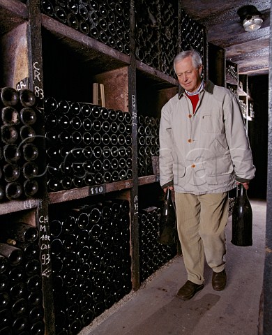 Jacques Seysses collects two doublemagnums from the   vintage bottle cellar of Domaine Dujac   MoreyStDenis Cte dOr France    Cte de Nuits