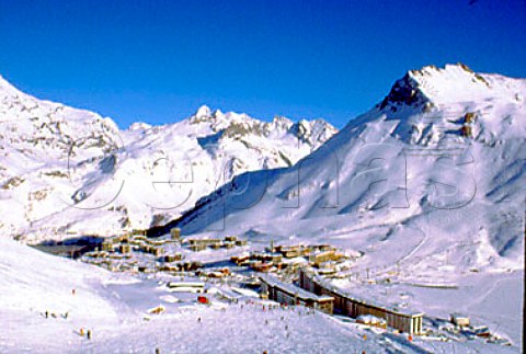 Tignes 2000 ski resort  Savoie France   RhneAlpes