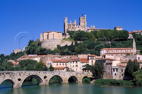 Bziers and the Orb River Hrault   France