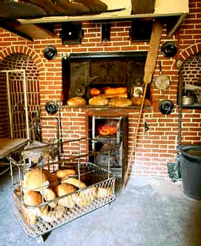 Bread freshly baked in a wood fired oven  La Roquette near Perigueux Dordogne France   Aquitaine