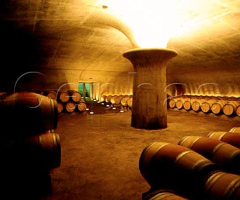 Barrel cellar of Chteau La Gaffelire   Stmilion Gironde France   Stmilion