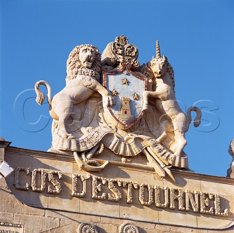 Coat of Arms of Cos dEstournel StEstphe   Gironde France   HautMdoc  Bordeaux