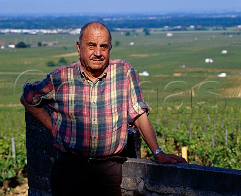 Charles Rousseau at the entrance to his monopole   Clos des Ruchottes   Domaine Armand Rousseau GevreyChambertin   Cte dOr France  AC RuchottesChambertin