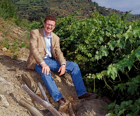 Christian Seely in vineyard of Quinta do Noval   Pinho Portugal    Port  Douro