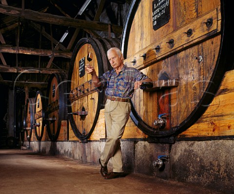 Tim Bergqvist in the lodge of Quinta de la Rosa   Pinho Portugal  Douro  Port