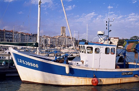 Fishing boat in La Rochelle harbour CharenteMaritime France  PoitouCharentes