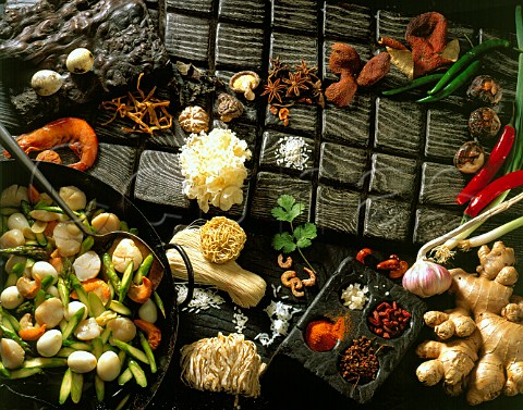 Herbs and spices Chinese cooking   ingredients
