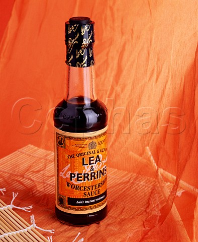 Bottle of Lea  Perrins Worcestershire Sauce