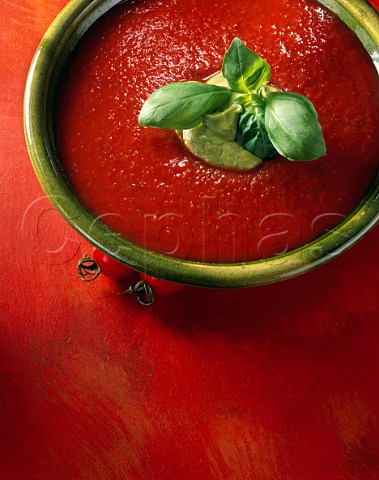 Tomato and basil soup