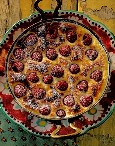 Raspberry Clafoutis