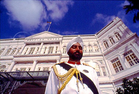 Doorman at Raffles Hotel Singapore